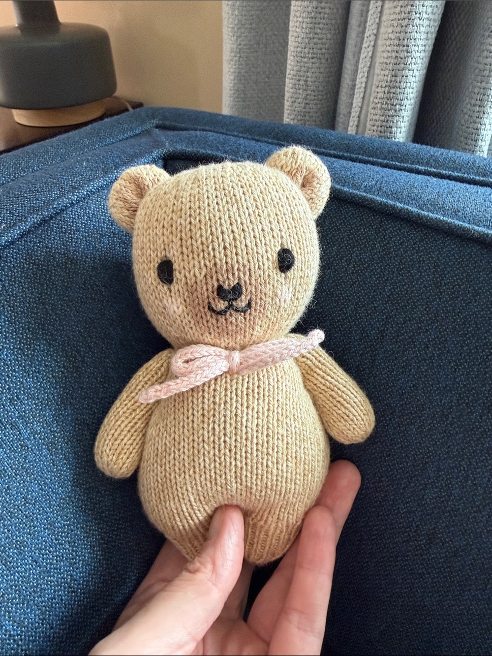 Cuddle + Kind Baby Bear with Bow